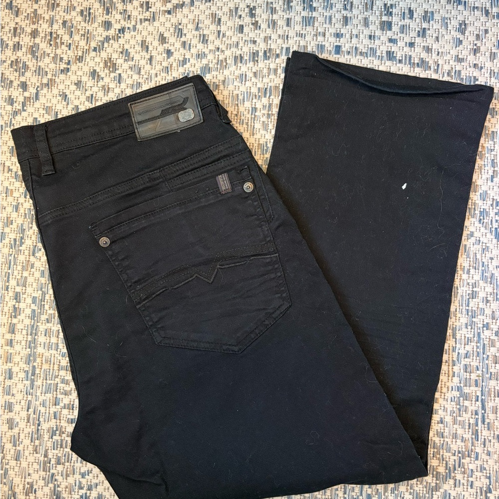 Men's Black buffalo Jeans